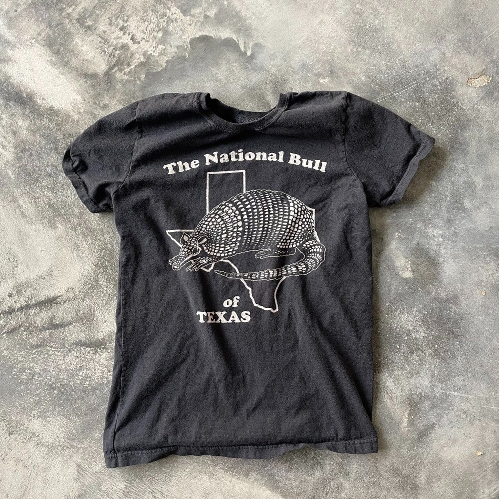 Fine Southern Gentlemen Black Armadillo Texas Shirt Women's XS